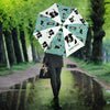 Border Collie Print Umbrellas