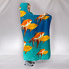 GoldFish Print Hooded Blanket