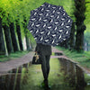 German Shepherd Dog Floral Print Umbrellas