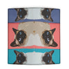 Siamese Cat Print Women's Leather Wallet