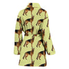 German Shepherd Dog Pattern Print Women's Bath Robe