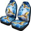 SalmonCrested Cockatoo Print Car Seat Covers