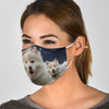 Lovely Samoyed Print Face Mask