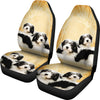 Polish Lowland Sheepdog Print Car Seat Covers