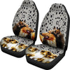 Amazing Rough Collie Dog Print Car Seat Covers