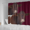 Pinzgauer cattle (Cow) Print Shower Curtain
