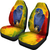 Hyacinth Macaw Print Car Seat Covers