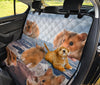 Winter White Dwarf Hamster Print Pet Seat Covers