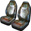 Exotic Shorthair Cat 3D Print Car Seat Covers