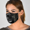 Cane Corso On Black Print Face Mask