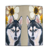 Siberian Husky Dog Print Women's Leather Wallet