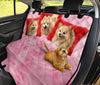 Pomeranian Dog Print Pet Seat Cover