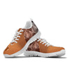 French Bulldog On Brown Print Running Shoes