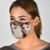 Lovely Siberian Cat Print Face Mask