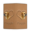 Puggle Dog Print Women's Leather Wallet