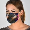 Cute Bluetick Coonhound Print Face Mask