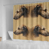 Amazing Irish Wolfhound Print Shower Curtain