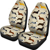 Cardigan Welsh Corgi Pattern Print Car Seat Covers