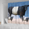 Amazing Belted Galloway Cattle (Cow) Print Shower Curtain