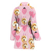 Labradoodle Dog Print Women's Bath Robe