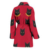 Bombay cat Print Women's Bath Robe