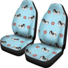 Japanese Chin Patterns Print Car Seat Covers