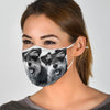 Schnauzer Print Face Mask