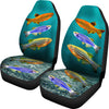 Slender Danios Fish Print Car Seat Covers