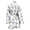 Afghan Hound Patterns Print Women's Bath Robe