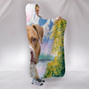 Cute American Staffordshire Terrier Print Hooded Blanket