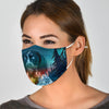 Lovely German Wirehaired Pointer Print Face Mask