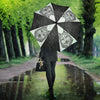 Siberian Husky Dog Black&White Print Umbrellas