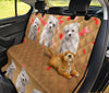 Cute Maltese Print Pet Seat Covers