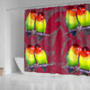 Love Bird Print Shower Curtains