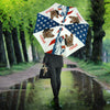 Cute Yorkie Dog Print Umbrellas