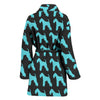 Lakeland Terrier Dog Pattern Print Women's Bath Robe