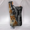 Cute Icelandic Sheepdog Print Hooded BlanketFree Shippipng