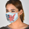 American Staffordshire Terrier Print Face Mask