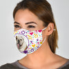 Cute Bulldog Print Face Mask