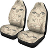 Butterfly Eyes Print Car Seat Covers