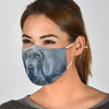 Lovely Weimaraner Print Face Mask