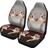 Border Terrier Print Car Seat Covers