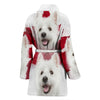 West Highland White Terrier Print Women's Bath Robe