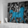 Lovely Anglo Arabian Print Shower Curtains