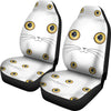 Cute Cat Eyes Print Car Seat Covers