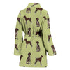 German Shorthaired Pointer Dog Pattern Print Women's Bath Robe
