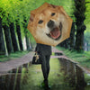 Cute Shiba Inu Print Umbrellas