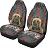 Cute English Mastiff Print Car Seat Covers