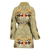 Cute Pomeranian Dog Print Women's Bath Robe