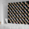 Kissing Gourami Fish Print Shower Curtains